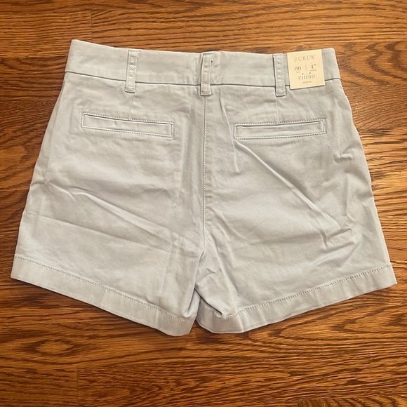 J. Crew Women’s 4” Stretch Chino Shorts - size 00 - blue - Picture 2 of 4